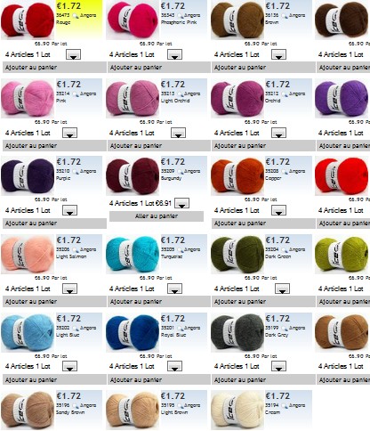 angora nuancier | ♥ Les Petites Créations de Rosalie ♥
